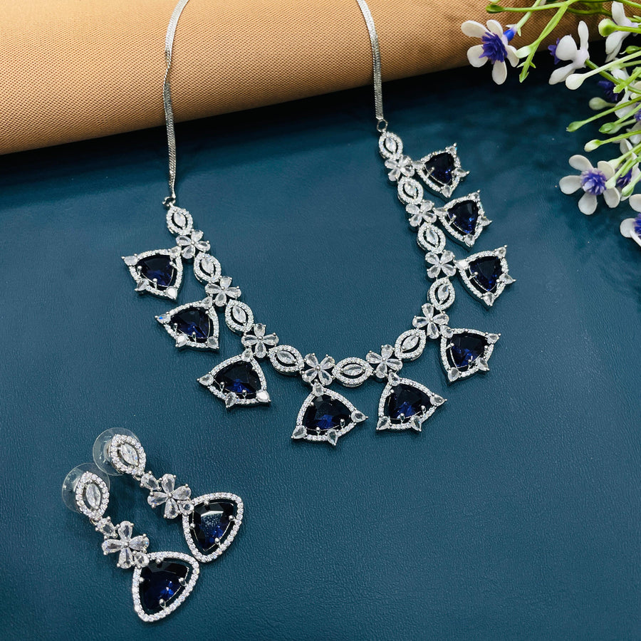 Beautiful bridal necklace designed for the modern bride's style.
