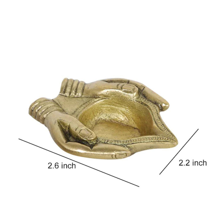 Bhakti Deepak Set 2 Pcs | Pooja Items Gift for Diwali & Celebrations