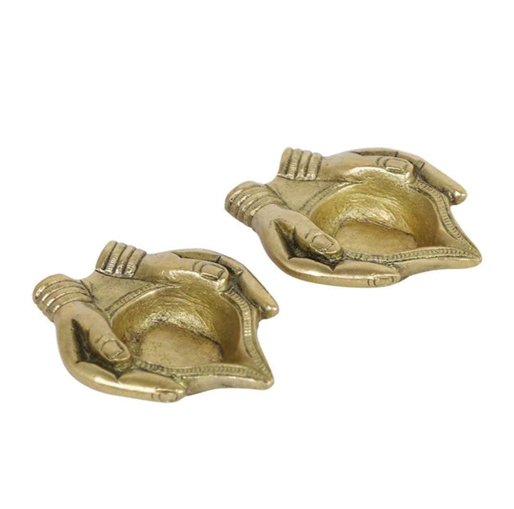 Bhakti Deepak Set 2 Pcs | Pooja Items Gift for Diwali & Celebrations
