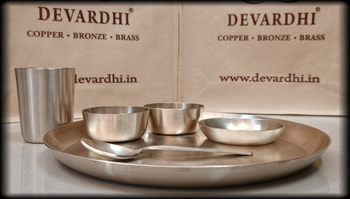 Aatithyam | Elegant Ayurvedic Kansa Dinner Set - Health Boosting Dining