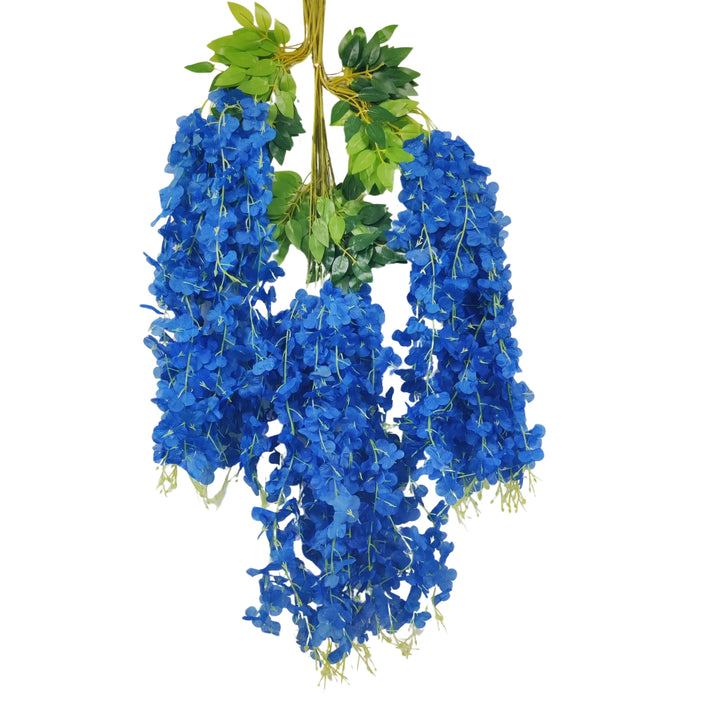 Wisteria Artificial Flower multicolor | Beautiful Wisteria Hanging Blooms for Decor