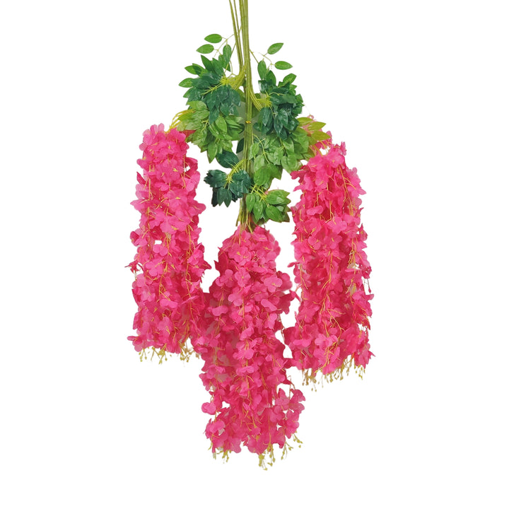 Wisteria Artificial Flower multicolor | Beautiful Wisteria Hanging Blooms for Decor