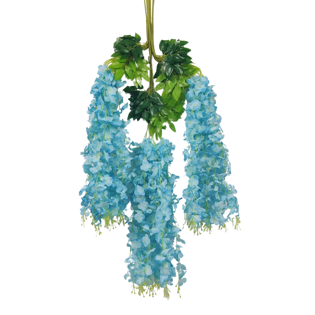Wisteria Artificial Flower multicolor | Beautiful Wisteria Hanging Blooms for Decor