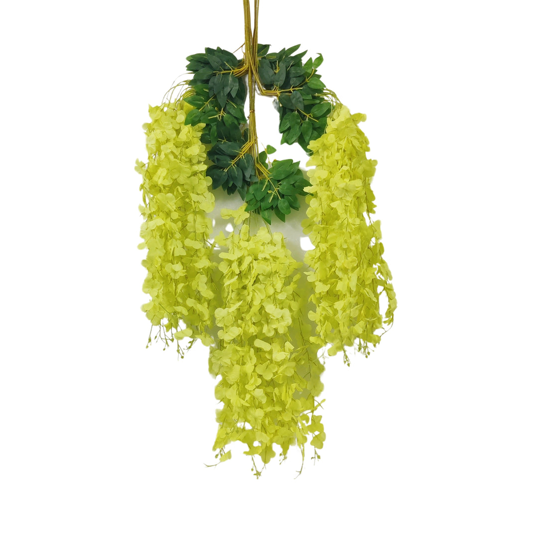 Wisteria Artificial Flower multicolor | Beautiful Wisteria Hanging Blooms for Decor