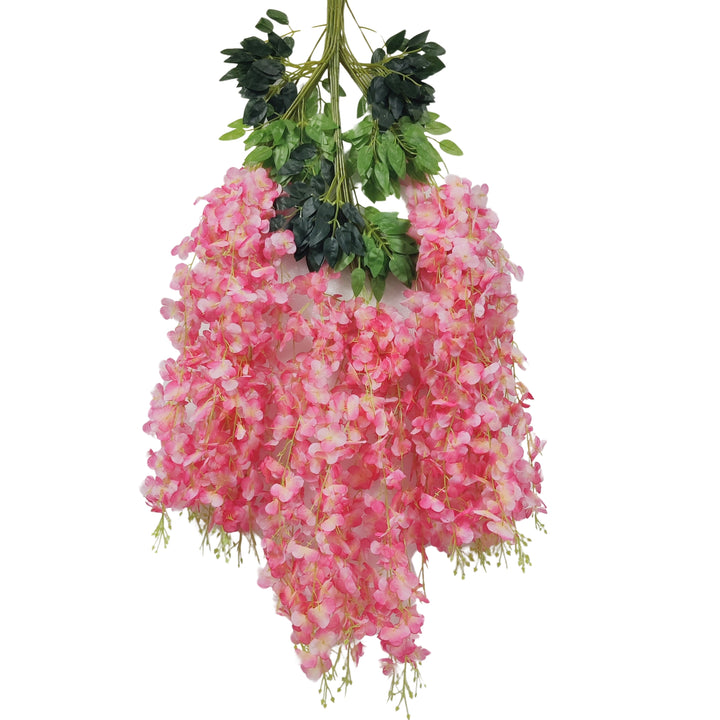 Wisteria Artificial Flower multicolor | Beautiful Wisteria Hanging Blooms for Decor