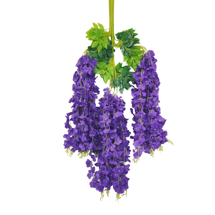 Wisteria Artificial Flower multicolor | Beautiful Wisteria Hanging Blooms for Decor