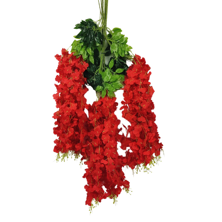 Wisteria Artificial Flower multicolor | Beautiful Wisteria Hanging Blooms for Decor