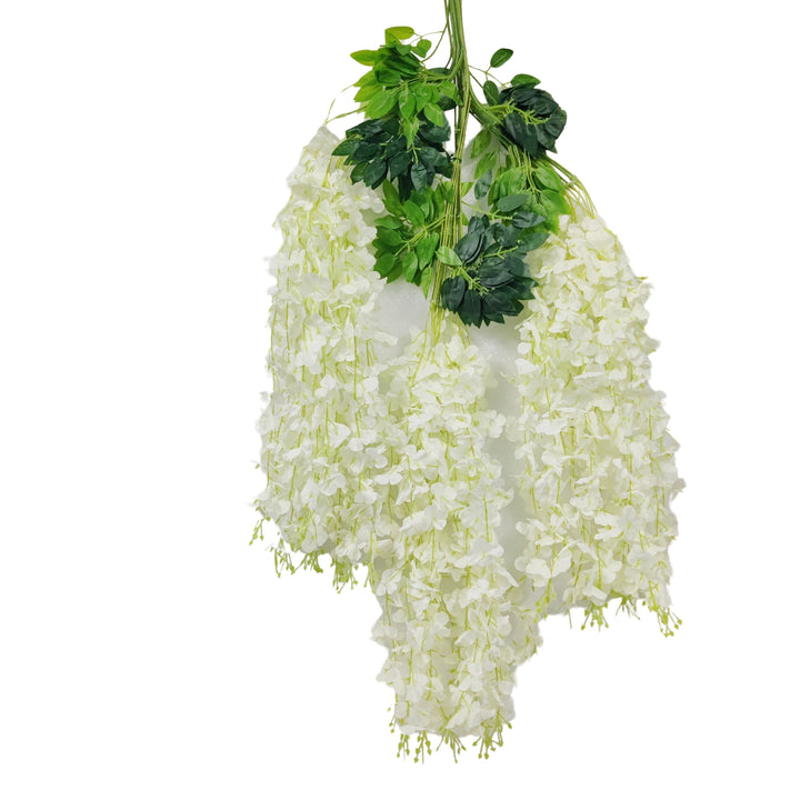 Wisteria Artificial Flower multicolor | Beautiful Wisteria Hanging Blooms for Decor