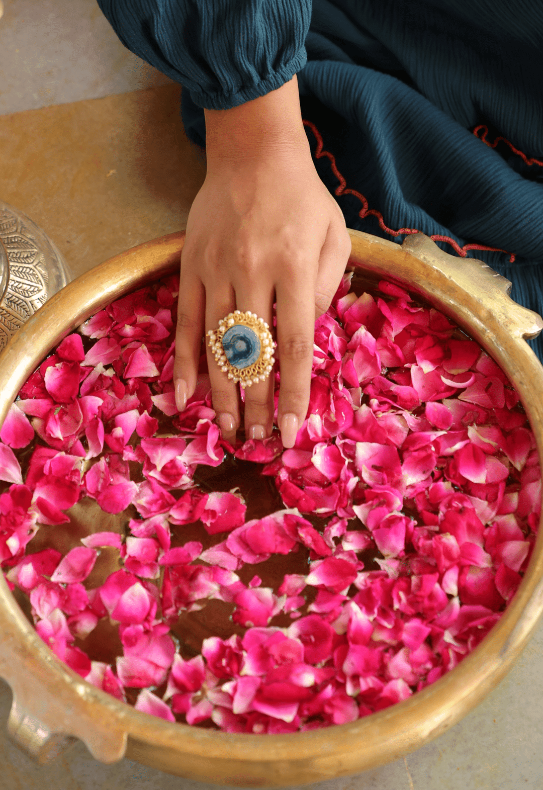 Designer stone ring | Fashionable