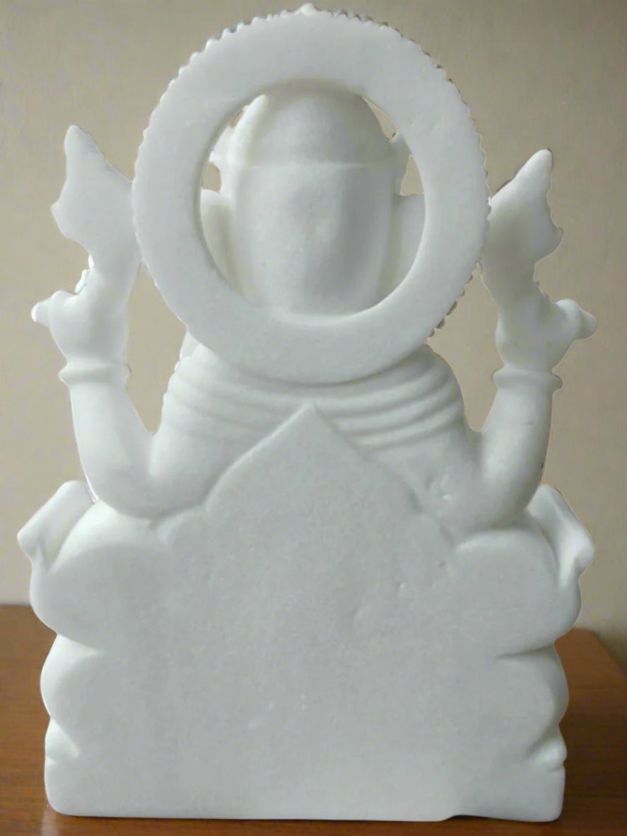 Pure White Makrana Ganesha | Exquisite Craftsmanship