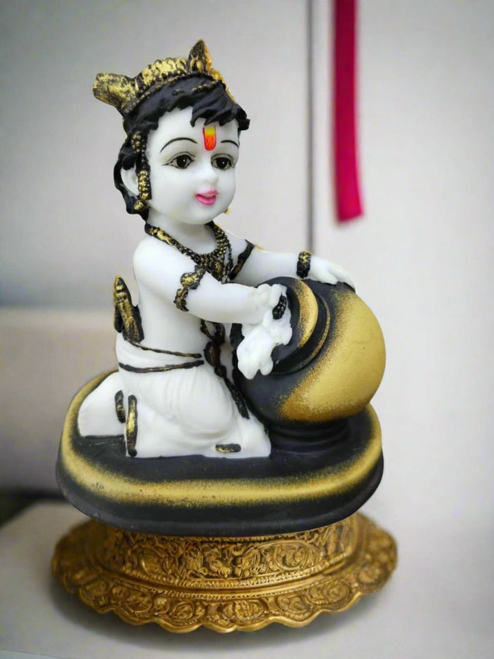 Bal Gopal Statue | Fiber Plastic, Lightweight & Long-Lasting Murti