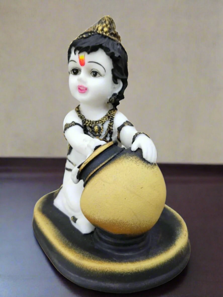 Bal Gopal Statue | Fiber Plastic, Lightweight & Long-Lasting Murti