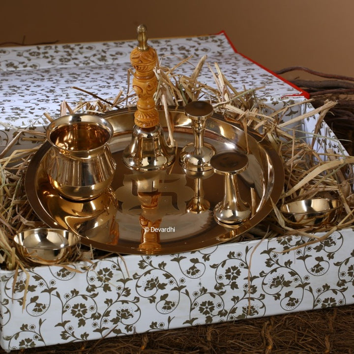 Bronze Pooja Set | Divine Ritual Essentials for Festive Ceremonies