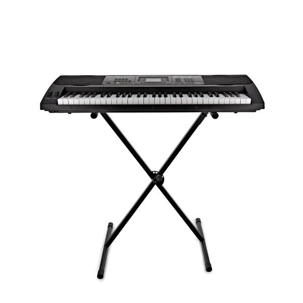 Portable Iron Keyboard Stand for Small Keyboards | Tubing 1 inch | Adjustable Heights
