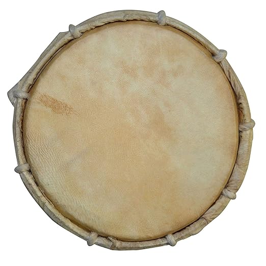 Classical Indian Folk Damaru | Handmade Percussion wooden & leather shiva Damaru