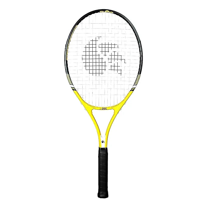 DSC Ti. Impulse Tennis Racquet (White/Red): Lightweight Titanium Tennis Racquet for Beginners and Intermediate Players
