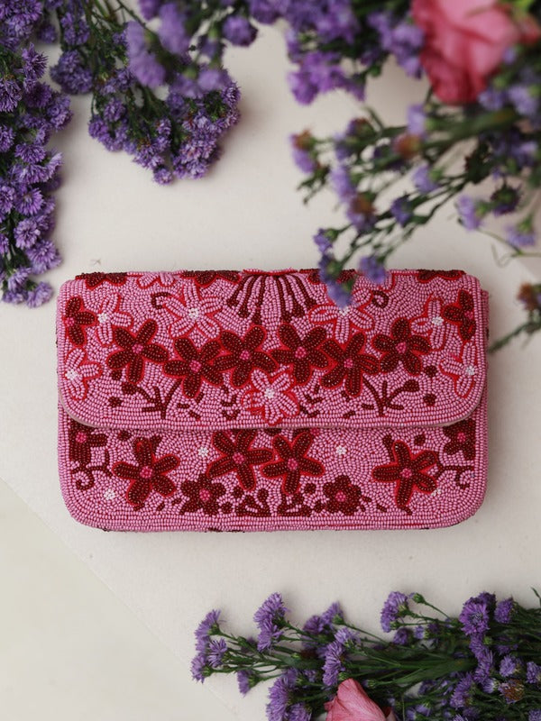 Orchid Baguette Bag with Handle | High-End Fashion Accessory