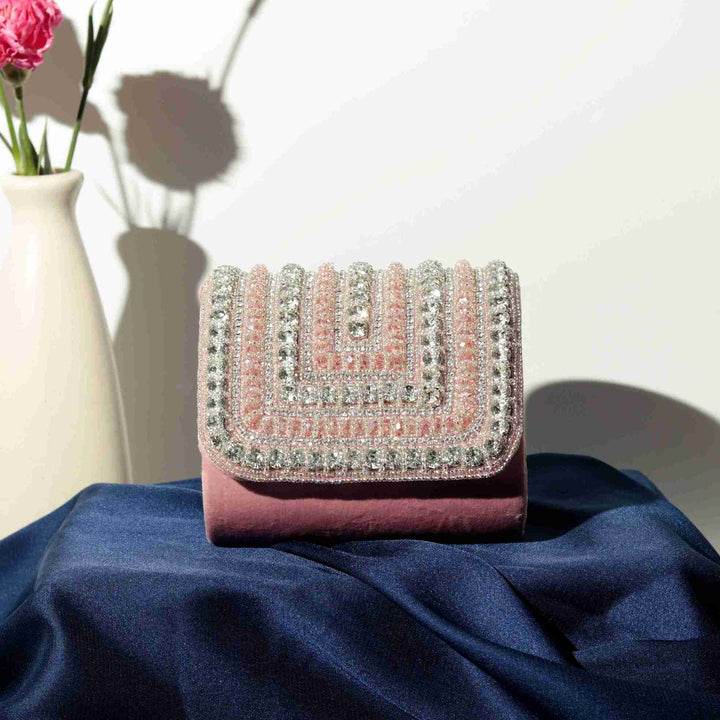 Nysa Mini Bag | Handcrafted Embroidered Handle Fashion Clutch