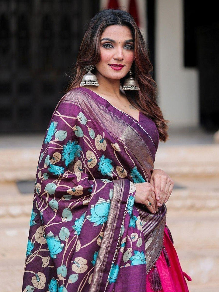 Marvelous Pink Patola Printed | Silk Occasion Wear Lehenga Choli Style Statement