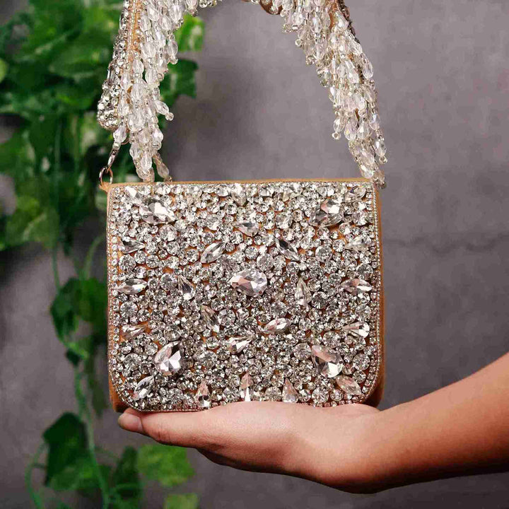 Grace Mini Handbag | Embroidered Handle Signature Design
