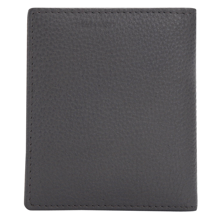 Genuine leather gray cardholder