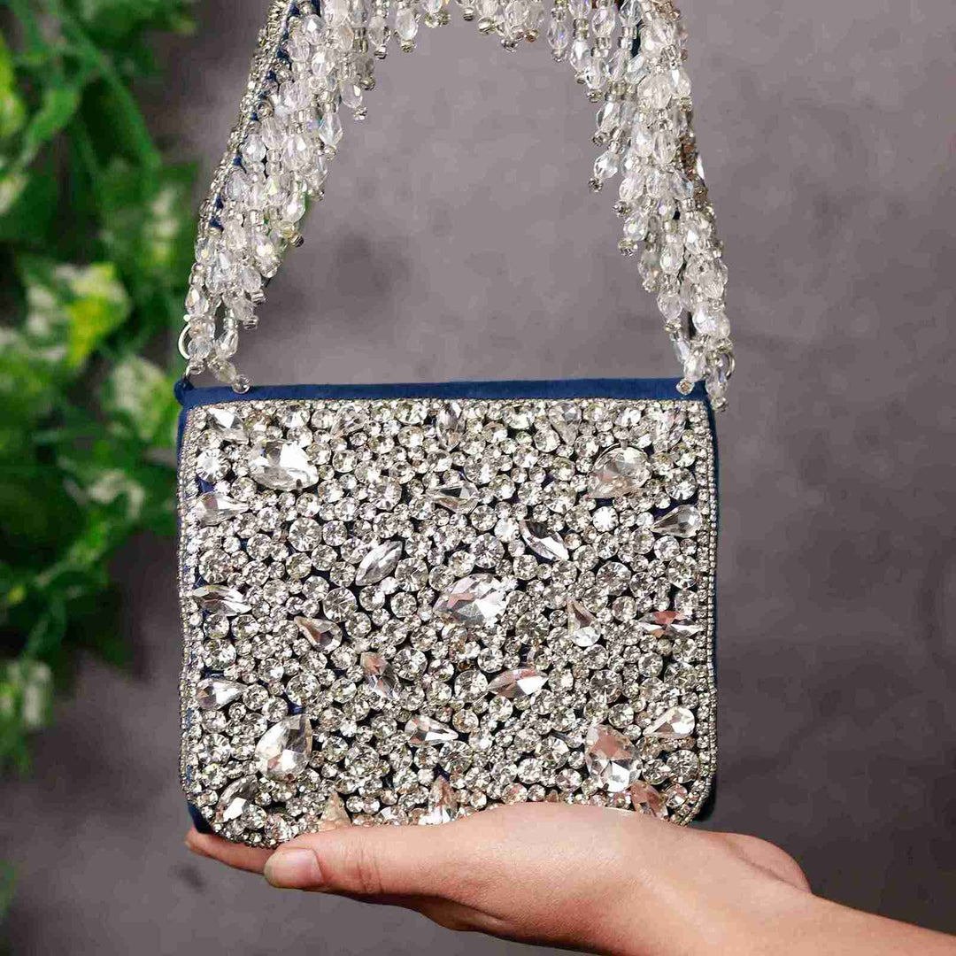 Grace Mini Handbag | Embroidered Handle Premium Quality Accessory
