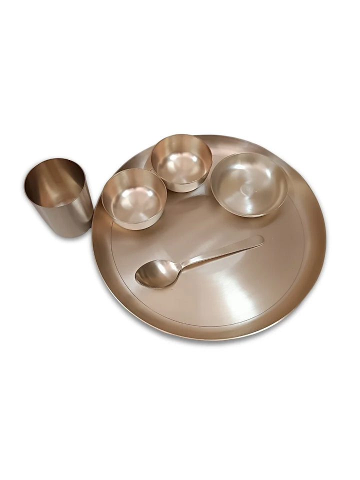 Aatithyam | Elegant Ayurvedic Kansa Dinner Set - Health Boosting Dining