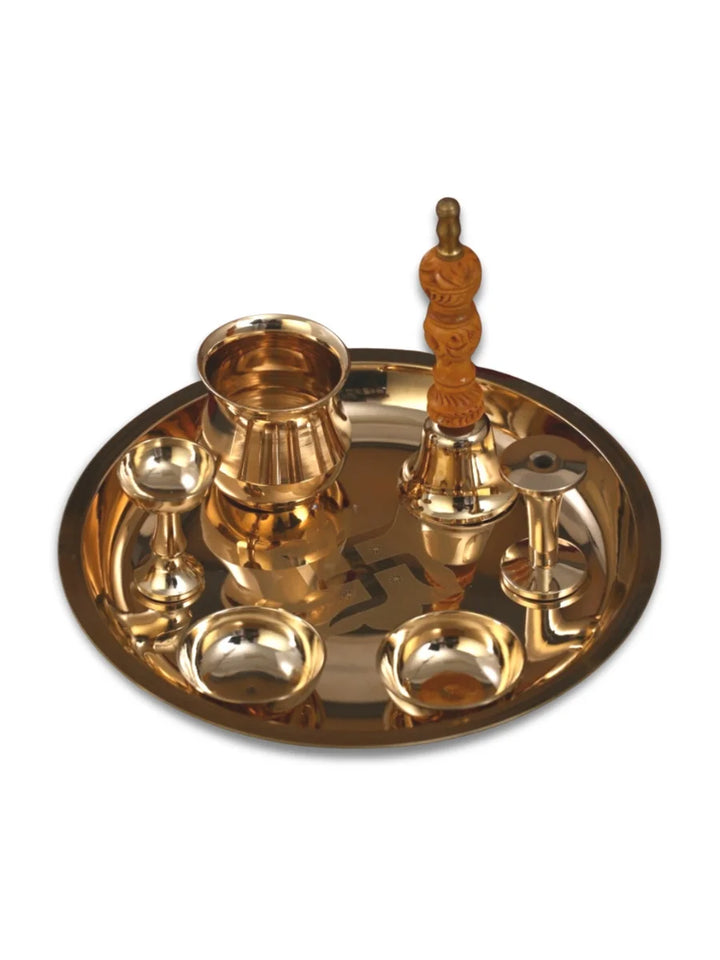 Bronze Pooja Set | Divine Ritual Essentials for Festive Ceremonies