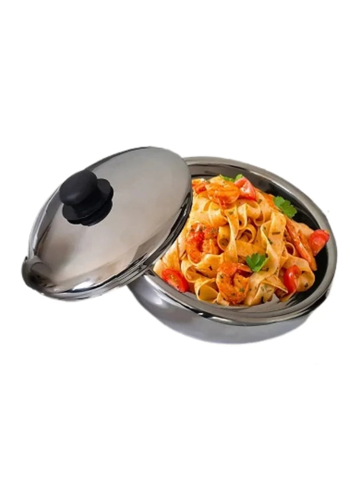 Big Lotus Bowl | Premium 304 Steel Double Wall Serving Bowl