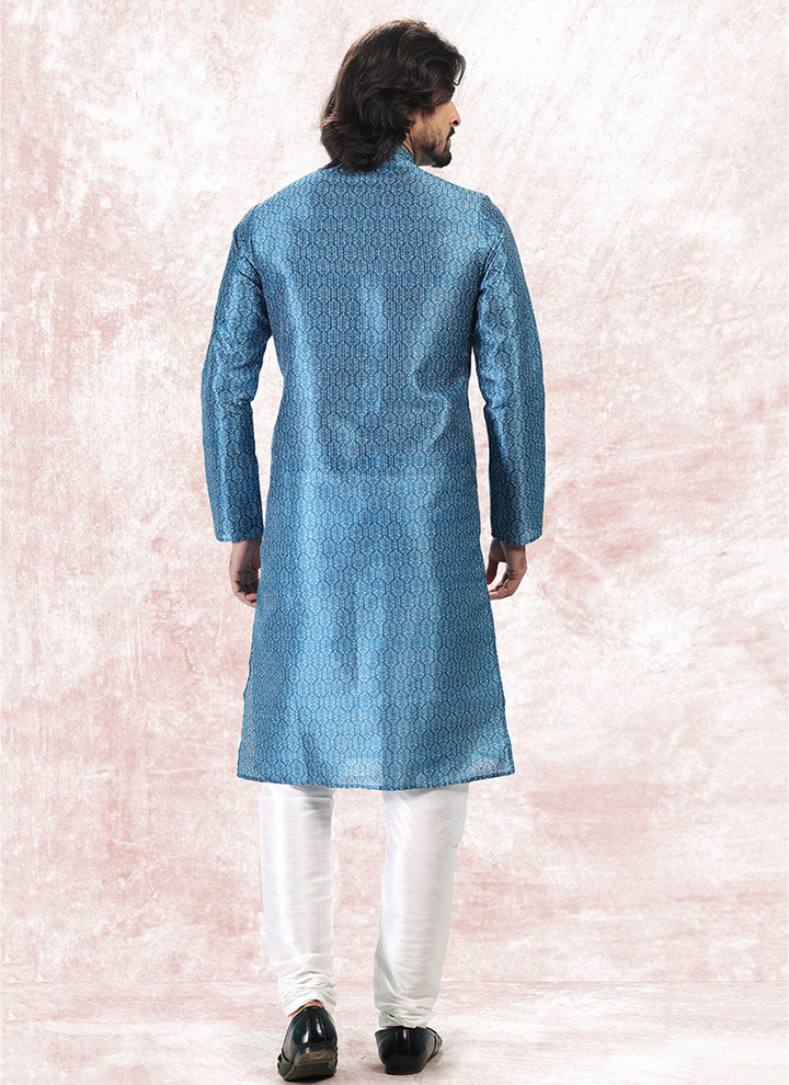 Charismatic Fashion banarasi silk Premium Kurta Pajama | Luxury Attire for Weddings & Special Moments