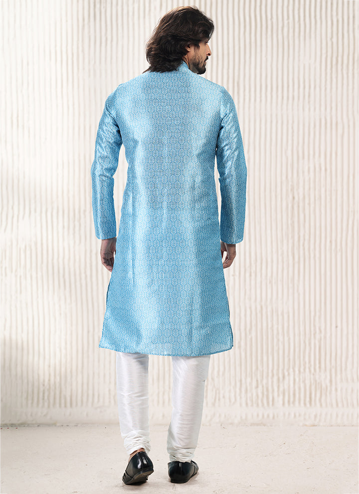 Charismatic Fashion banarasi silk Premium Kurta Pajama | Luxury Attire for Weddings & Special Moments