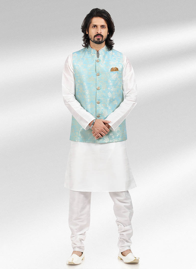 Timeless Elegant banarasi silk Premium Kurta Pajama | Designed for Those Who Appreciate True Craftsmanship
