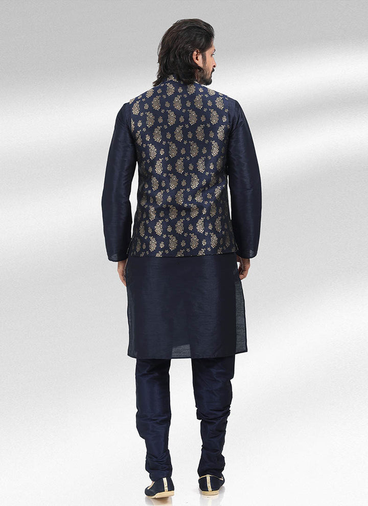 Cultural Fusion banarasi silk Premium Kurta Pajama | Luxury Attire for Weddings & Special Moments