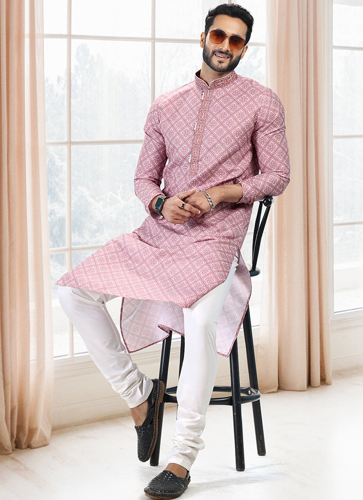 Charismatic Fashion cotton Premium Kurta Pajama | Enriched with Fine Embroidery & Graceful Aesthetic