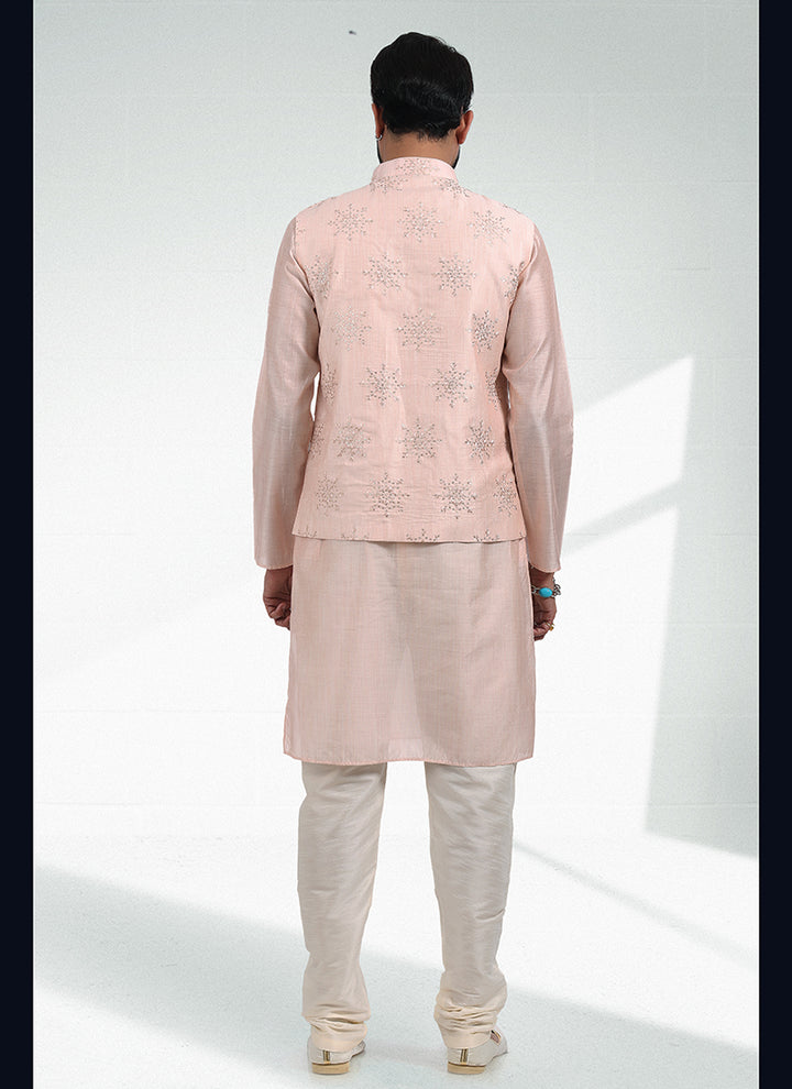 Traditional Elegant banarasi silk Premium Kurta Pajama | Luxury Attire for Weddings & Special Moments