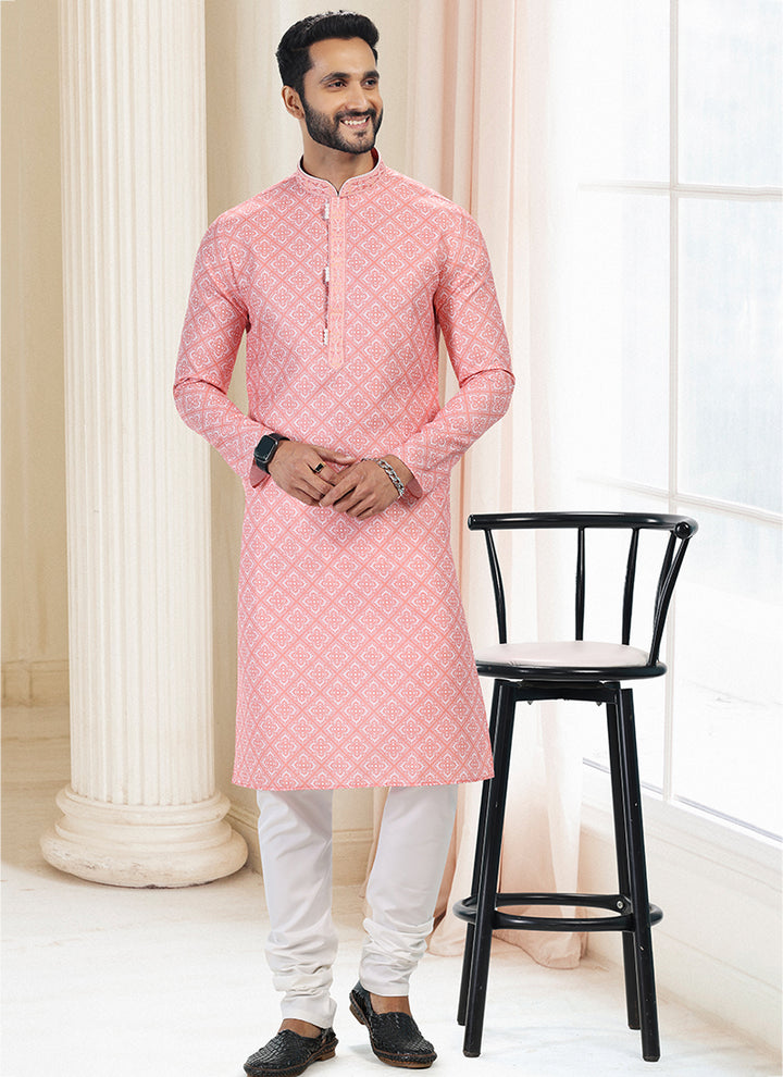 Charismatic Fashion cotton Premium Kurta Pajama | Enriched with Fine Embroidery & Graceful Aesthetic
