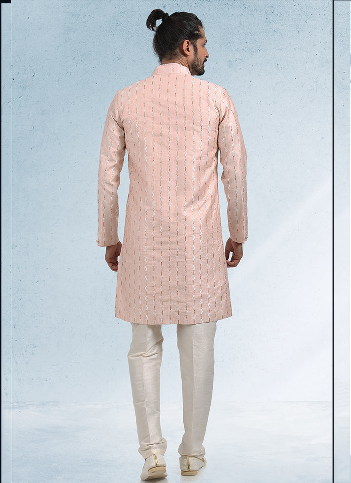 Cultural Fusion banarasi silk Premium Kurta Pajama | Intricately Crafted for Cultural & Festive Excellence