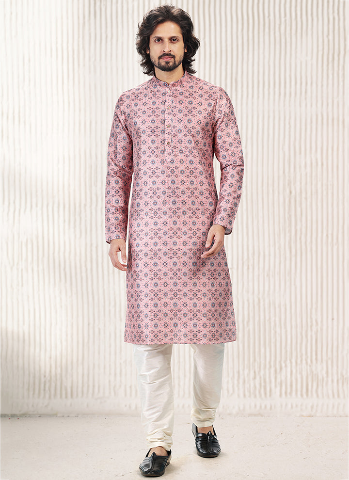 Opulent Grand banarasi silk Premium Kurta Pajama | Handcrafted with Intricate Details for Timeless Appeal
