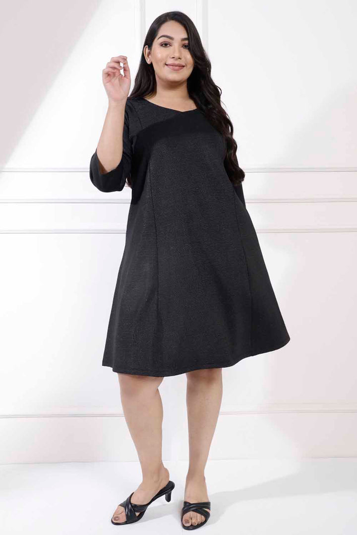Plus Size Black Party Dress