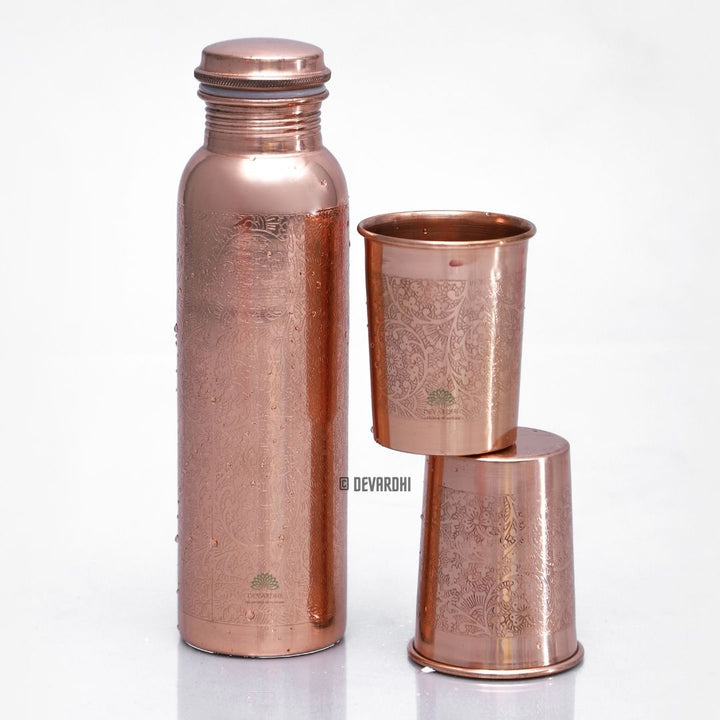 Gift-Ready Copper Jug & Glass Set | Upahaaram Collection