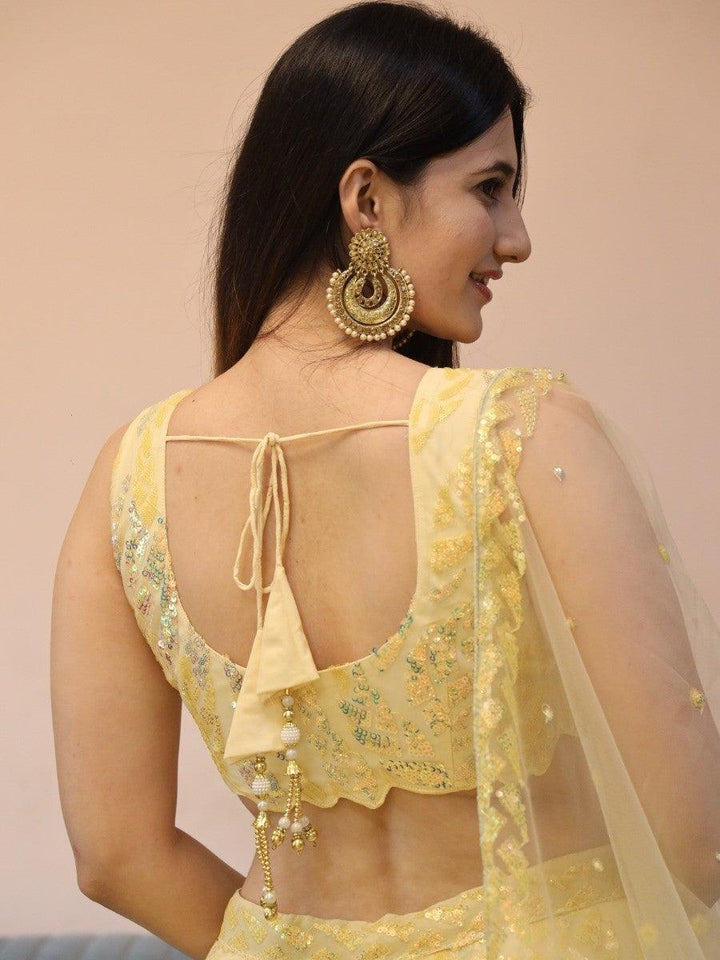 Light Yellow Lehenga for Women | Stunning Reception Wear