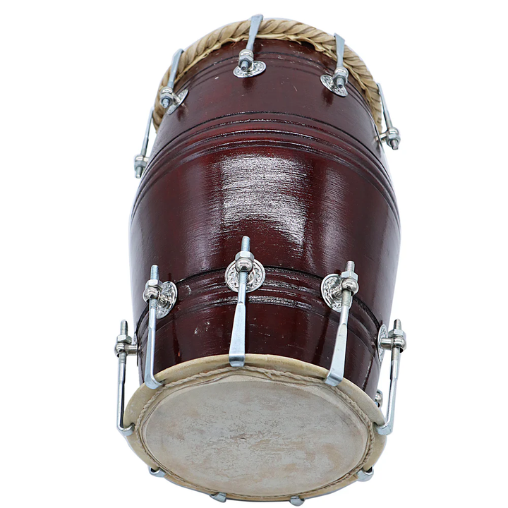 Dholki with Nut Bolt Assembly |Superior Skin (Pudi) and Materials