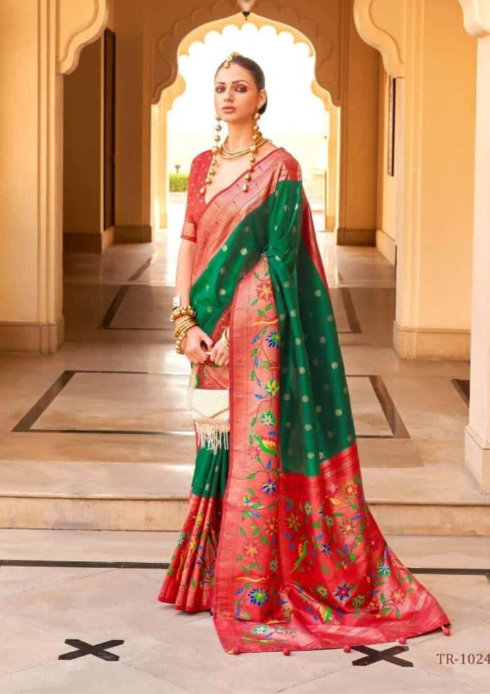 Luxurious Super PV Silk Saree | Printed Designer Saree