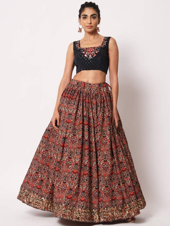 Prodigious Multi-Color Digital Printed | Art Silk Lehenga Choli Edition