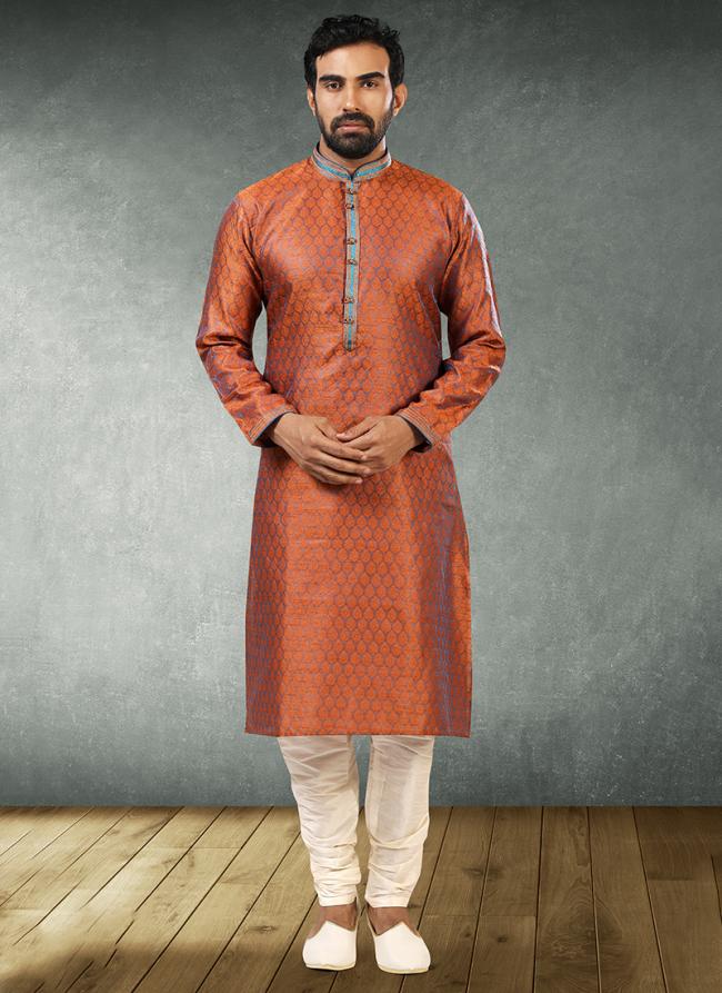 Luxurious Handcrafted jaqurd silk brocade Premium Kurta Pajama | Creating a Lasting Impression at Every Occasion