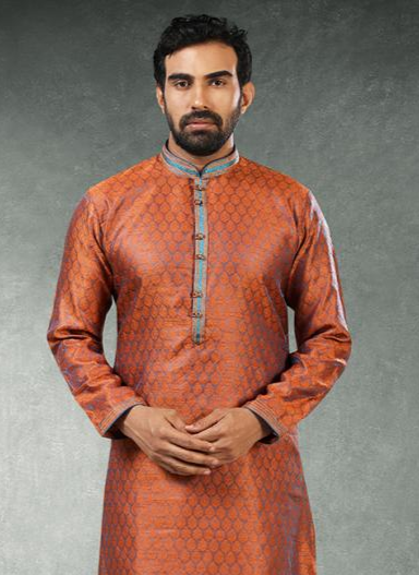 Luxurious Handcrafted jaqurd silk brocade Premium Kurta Pajama | Creating a Lasting Impression at Every Occasion