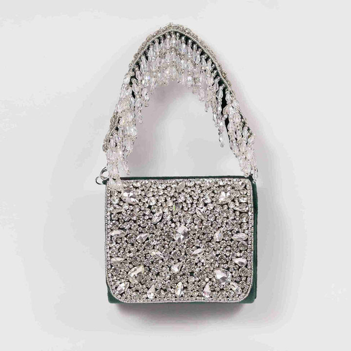 Grace Mini Handbag | Embroidered Handle Luxury Accessory