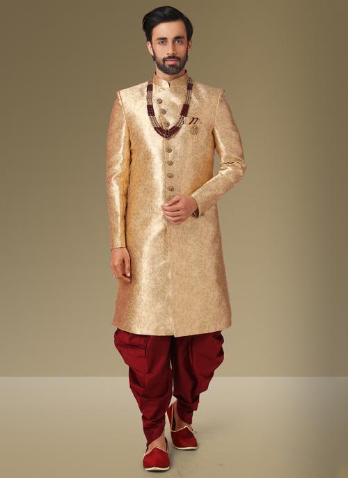 Modern Gold  Indowestern Dress | Perfect Party Wear with a Traditional Touch
