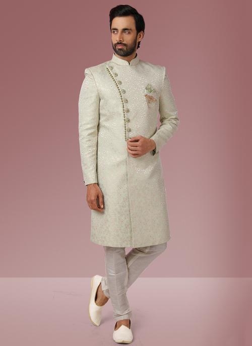 Trendy Light Pista Green Indo Western | Regal Look for Festive Celebrations