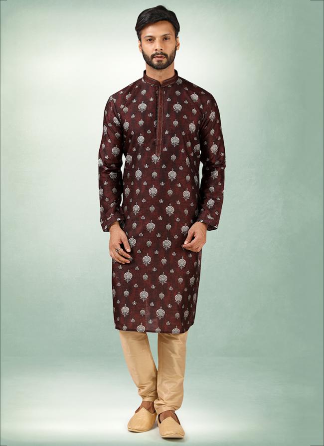 Elite Regal art silk Premium Kurta Pajama | A Must-Have for Exclusive Festive Wardrobes